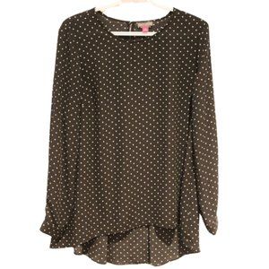 3/$30 🏷 Vince Camuto Black & White Tunic Size M